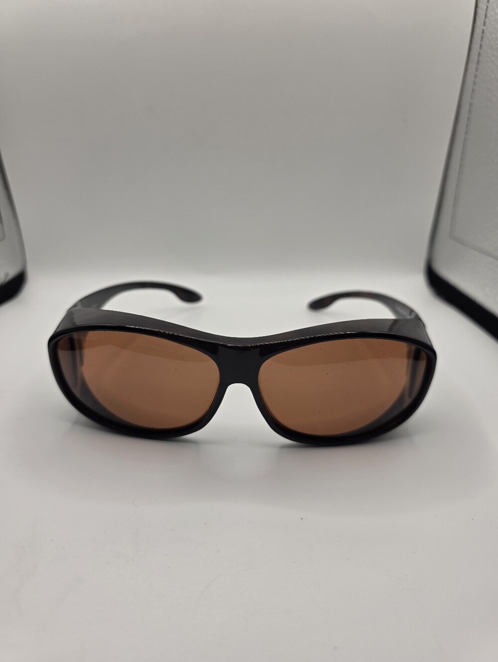 Foster Grant Black VR/AR Glasses with Amber Lenses